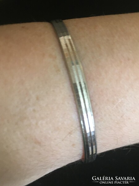 Silver bracelet pv / mint / marked, also with metal mark -