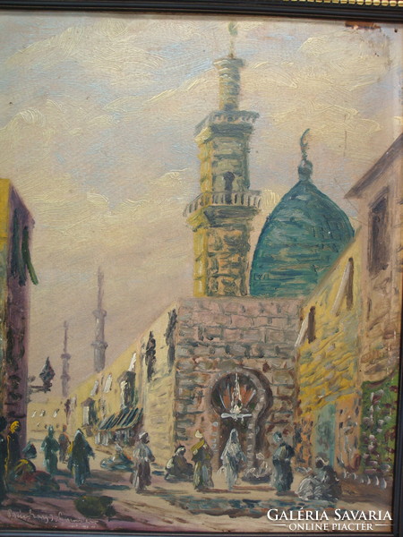 Imre Bácskay: life picture of Cairo f261