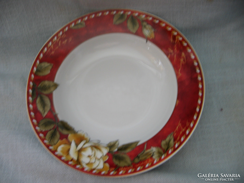 Rosenthal yellow rose classic renaissance ambra plate