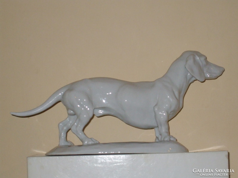 Herend rare standing dachshund dog