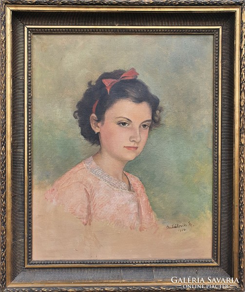 Miklós Mihalovits 1956 / little girl portrait