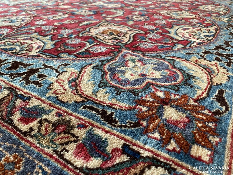 Premium hand-knotted Mashad Persian rug 200x300