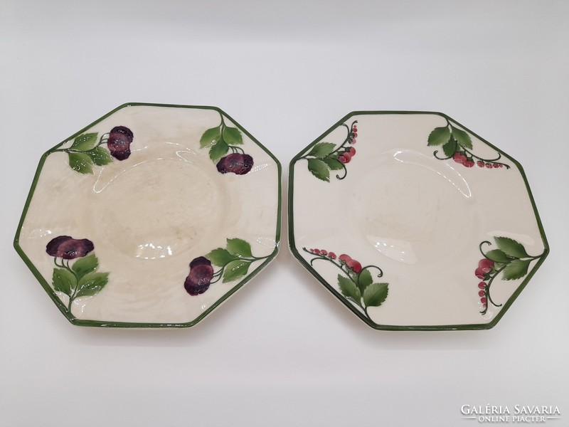 Villeroy & Boch antik fajansz süteményes tányérok 6 db