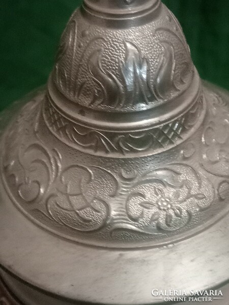 Antique Strasbourg ceramic pot with lid
