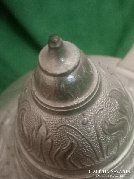 Antique Strasbourg ceramic pot with lid