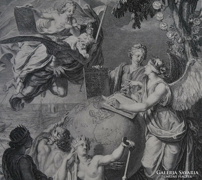 Barokk metszet, Bernard Picard, 1720