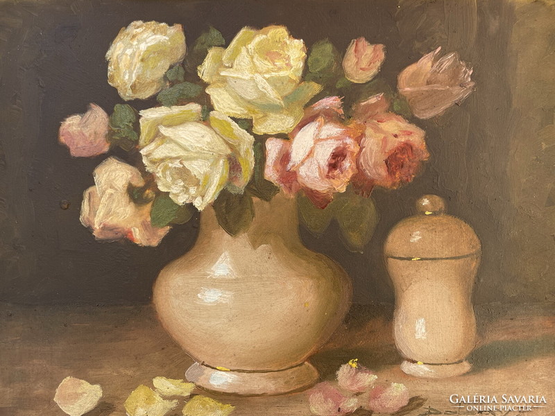 Dabay f: table still life with roses