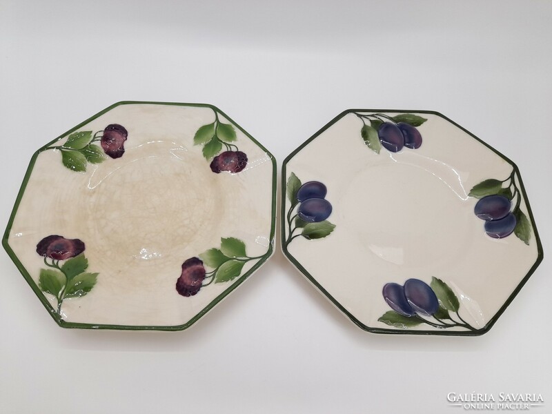 Villeroy & boch antique faience cake plates 6 pcs