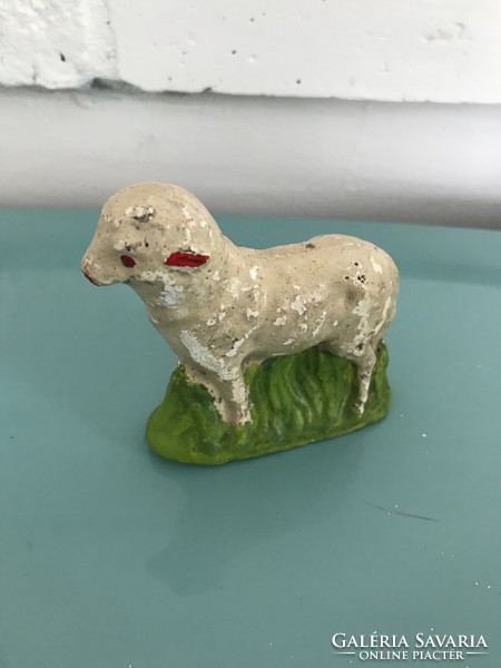 Old plaster lamb