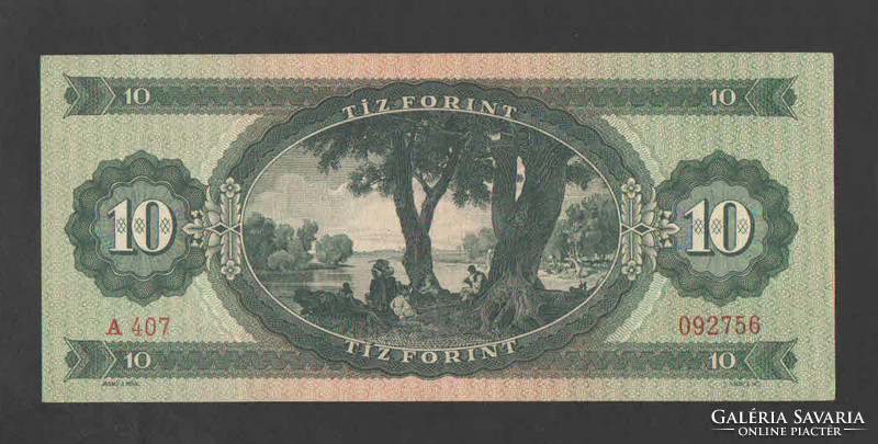10 Forint 1947. Vf + !! Very nice!! Rare!!