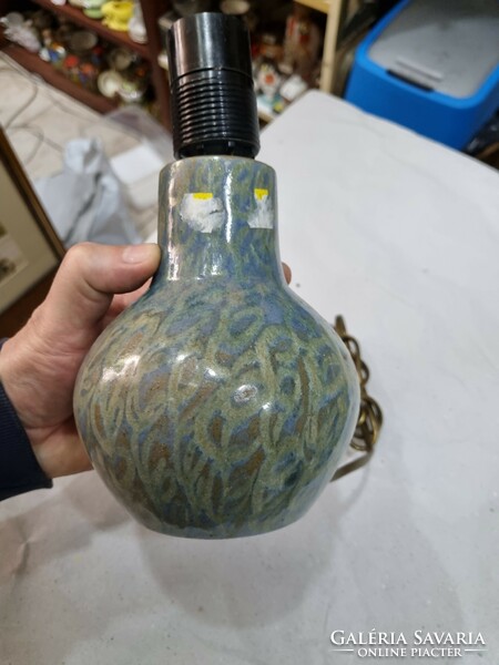 Iparmüvészeti kerámia lámpa