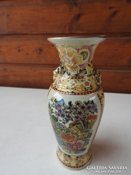 Older richly decorated Chinese vase - no sign