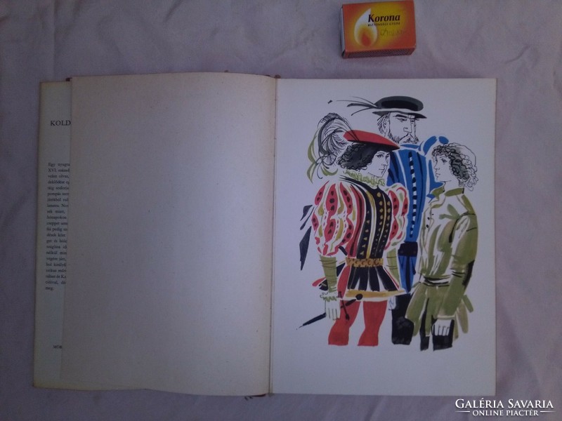 Mark Twain: Koldus és királyfi - retro ifjúsági könyv Kass János rajzaival