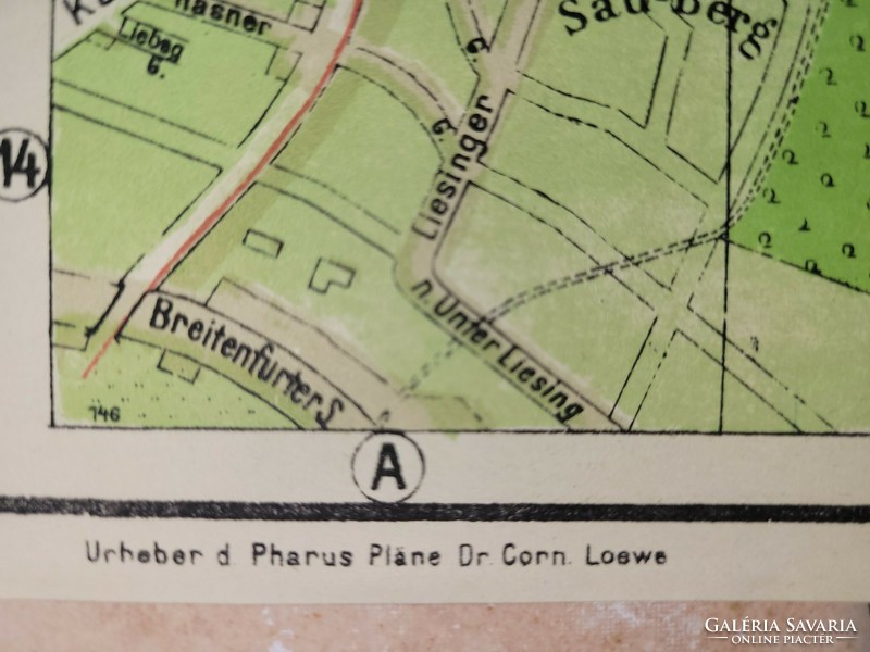 1923 Wien big map, pharus-plan