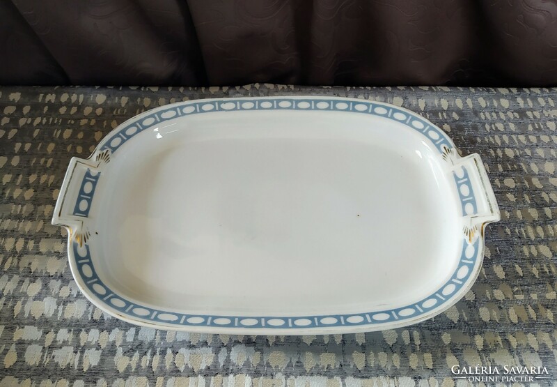 Antique fischer emil budapest ceramic serving plate