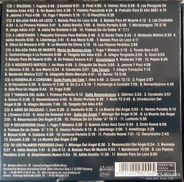 ASTOR PIAZZOLLA  10 CD SET