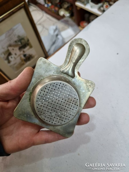 Old alpacca tea strainer