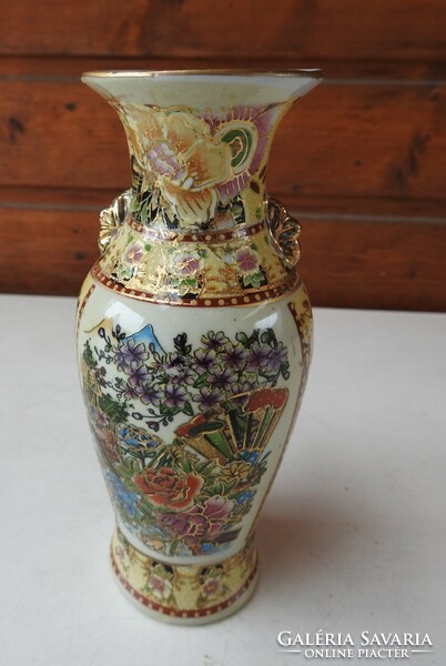 Older richly decorated Chinese vase - no sign