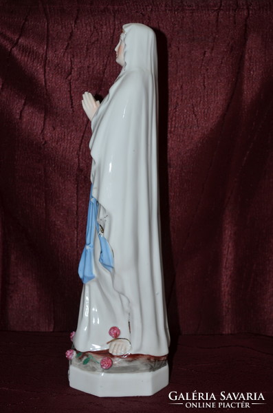 Huge antique statue of Mary of Lourdes (41 cm) (dbz 003)