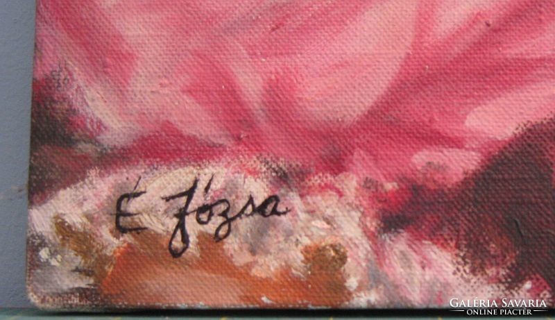 Józsa elia oil painting