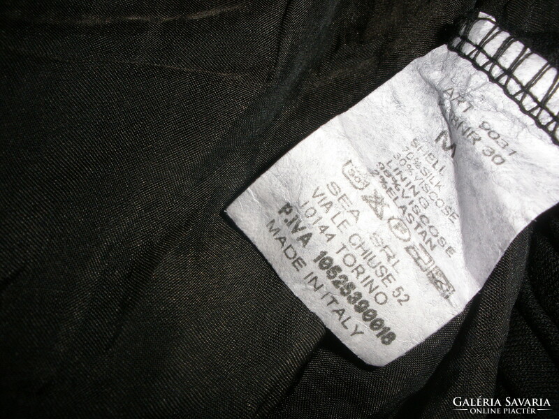 Airy silk skirt, silk 70%, black