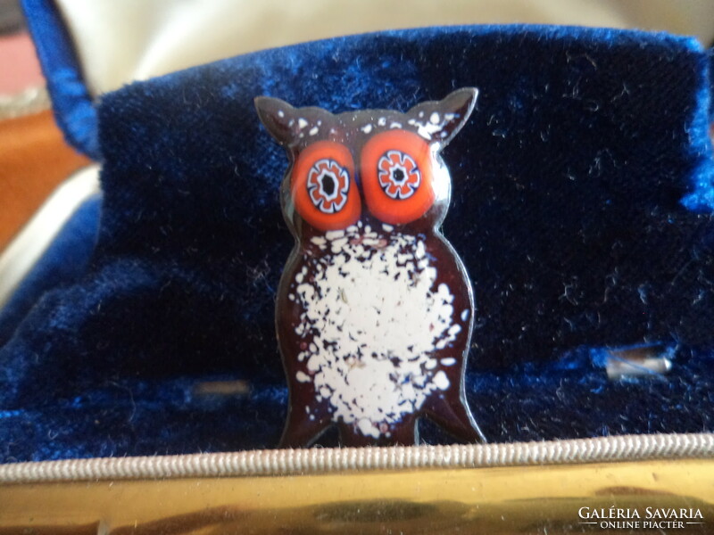 Fire enamel owl bross_demandy piece!
