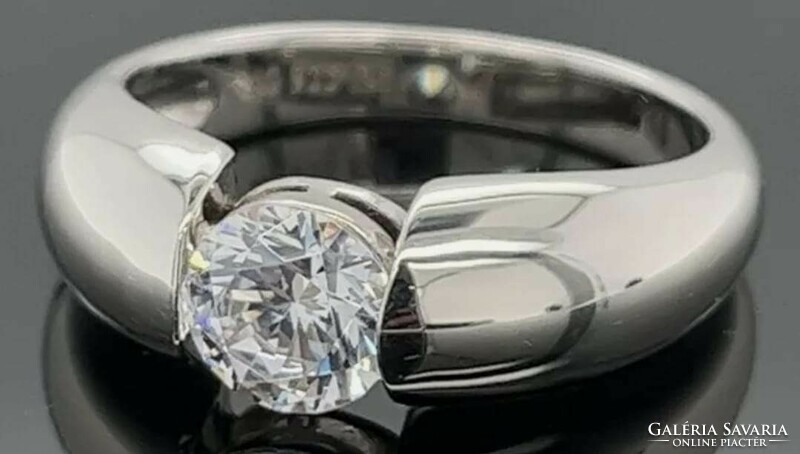 Mutatós cirkónium köves  sterling ezüst gyűrű   925/ - új