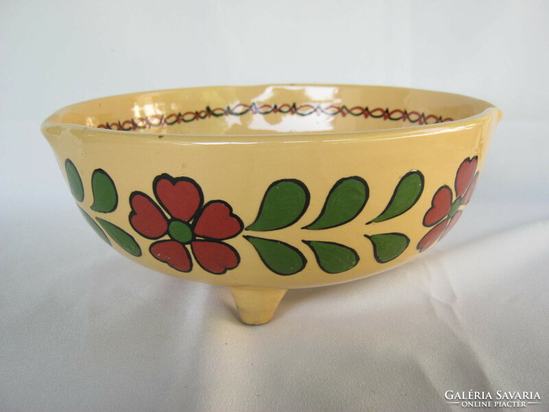 Fruit washer with glazed ceramic filter bowl