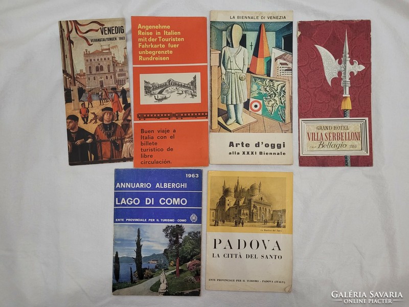 1960s, Italy tourism, travel brochures