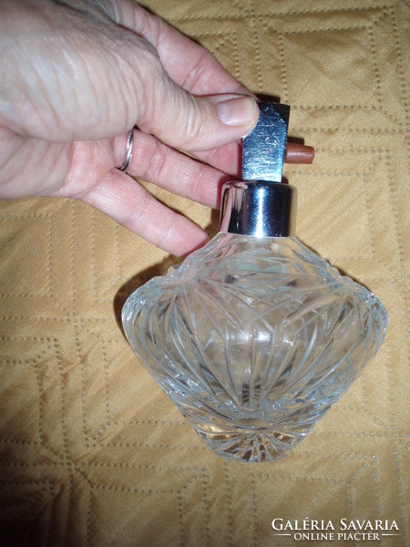Vintage kristály parfümös üveg