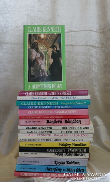 Claire Kenneth 18 kötetes sorozata