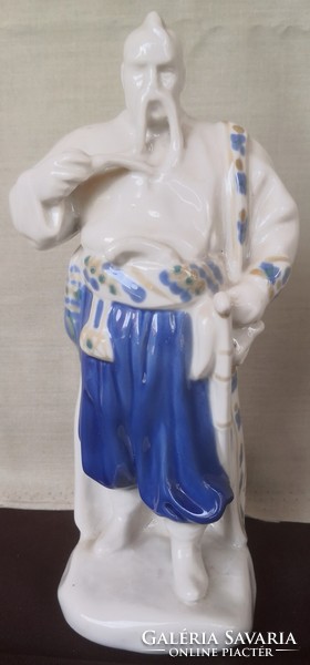 DT/063 - Polonne-i porcelán – Taras Bulba, ukrán kozák porcelán figura