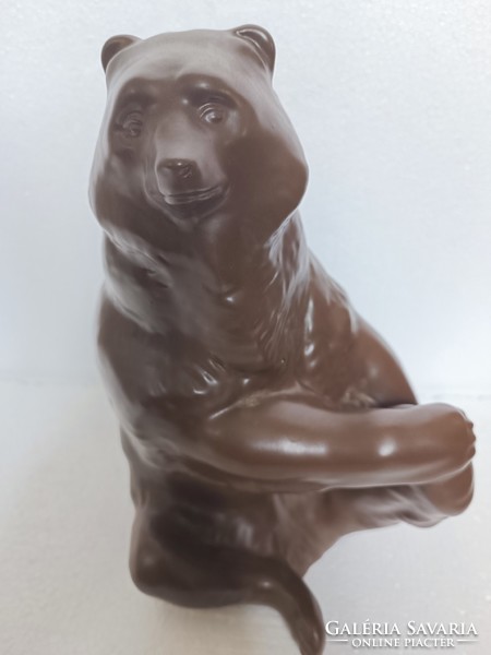 István Kàkonyi bear sculpture ceramic