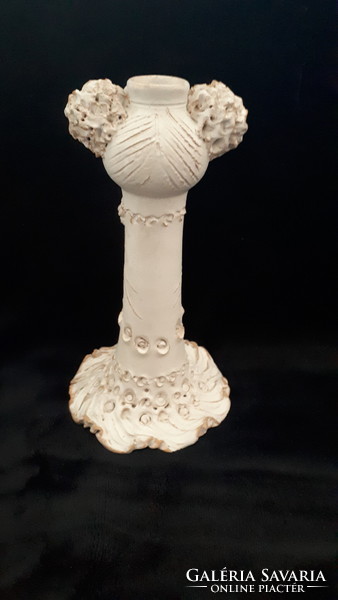 Győrbíró enikő ceramic candle holder 19.5 cm