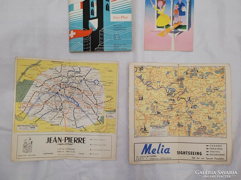 1960s Swiss tourist, travel brochures