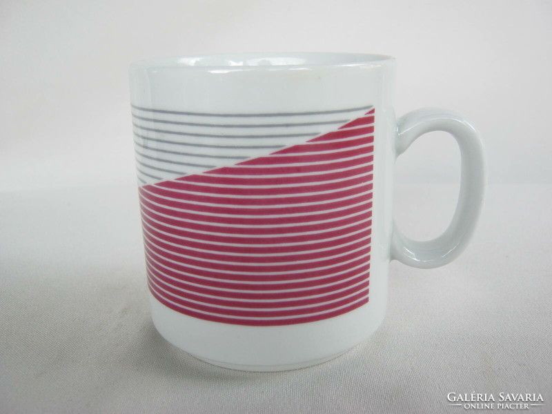 Zsolnay porcelain striped mug