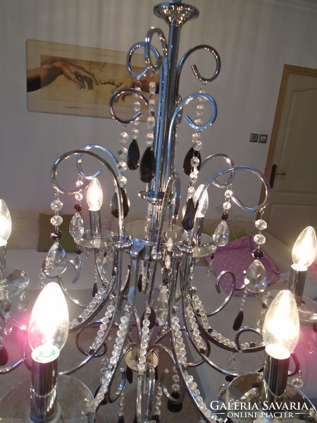 Paul neuhaus beautiful metal chandelier in perfect condition ready to be installed