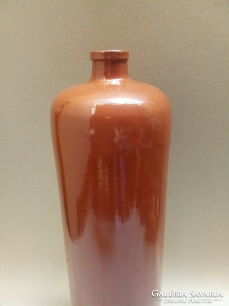 Vintage bottle, ceramic bottle, 42 cm