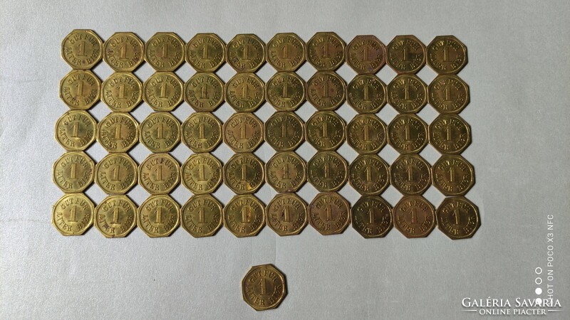 Ritka antik réz német sör - beer token - érme, pénz 1820-1947