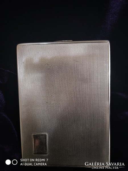 Ezüst (900) csehszlovák fémjelzésű cigarettatárca (1929-1941)