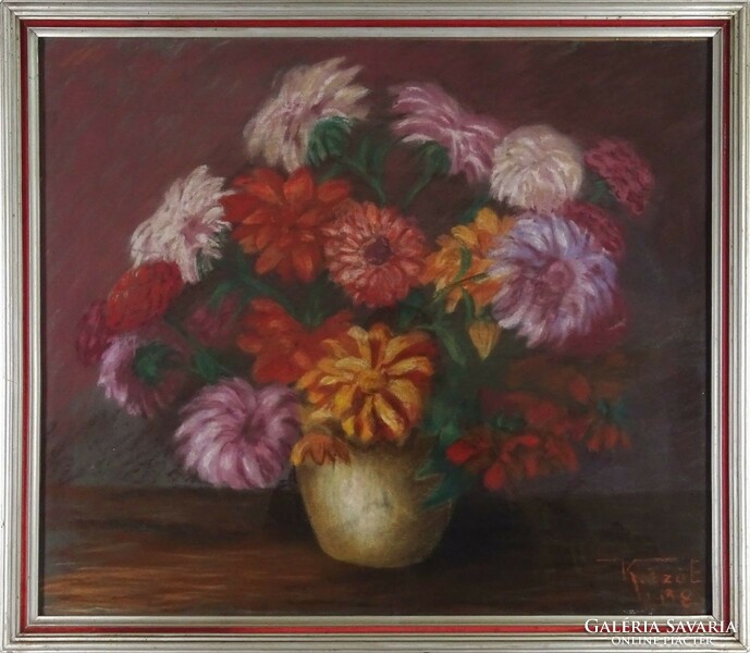 1I774 Kószó E. : Asztali virágcsendélet 1938