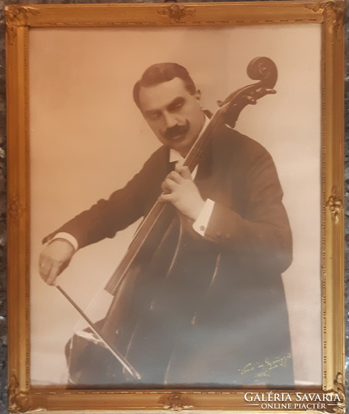 Photo of cellist portrait