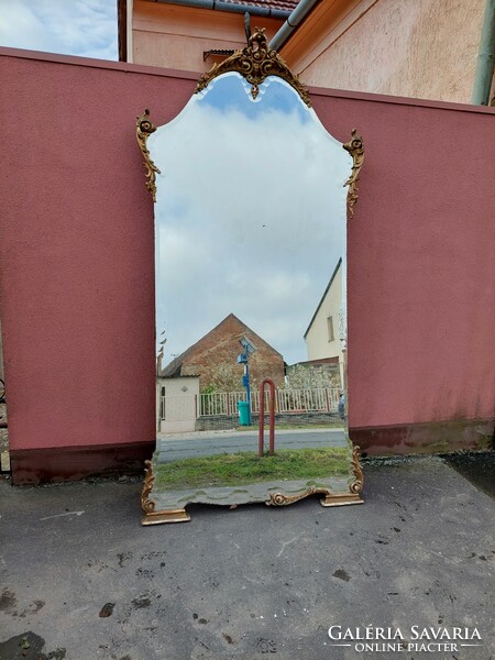 Antik barokk tükör 265x125cm