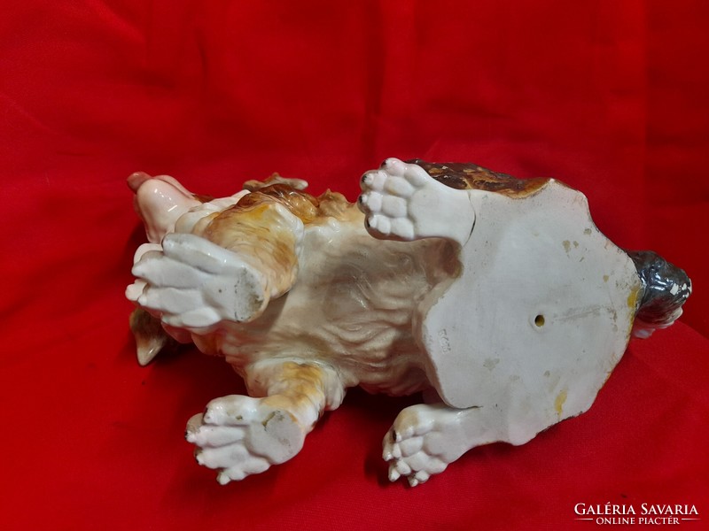 Alt wien austria fischer & sleep pirkenhammer cavalier king charles spaniel porcelain figurine.