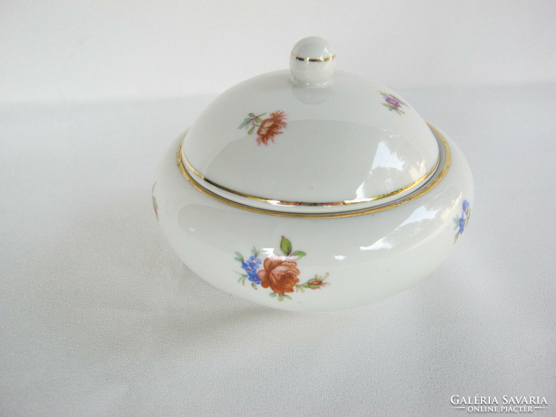 Raven house porcelain bonbonier sugar bowl