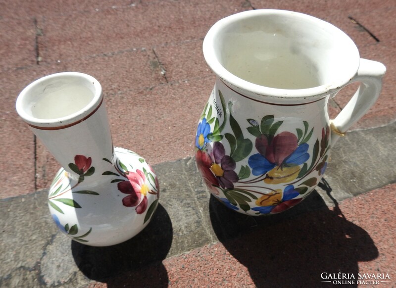 Városlőd jug (bin) and vase in pairs - both are from Lake Balaton