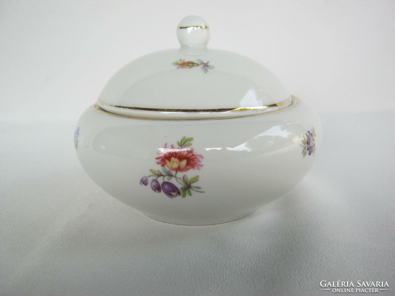 Raven house porcelain bonbonier sugar bowl