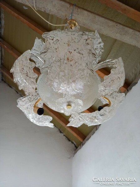 Wonderful, unique Murano glass chandelier 2.
