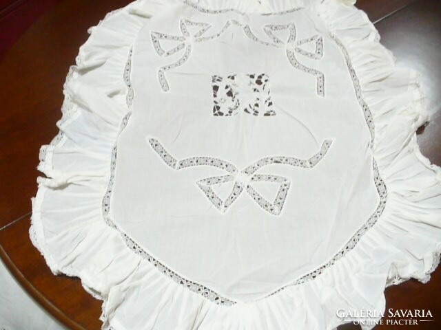 Antique batiste tablecloth