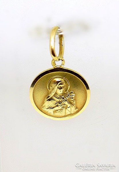 Gold Mary Card Medal (zal-au101737)